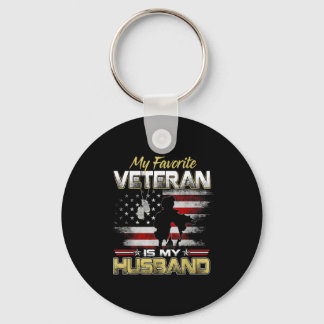 Llavero Favorite veteran is husband boyfriend veterans day
