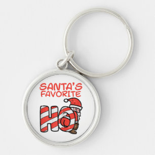 Llavero Favorito de Santa Divertido Travieso Adulto Navida