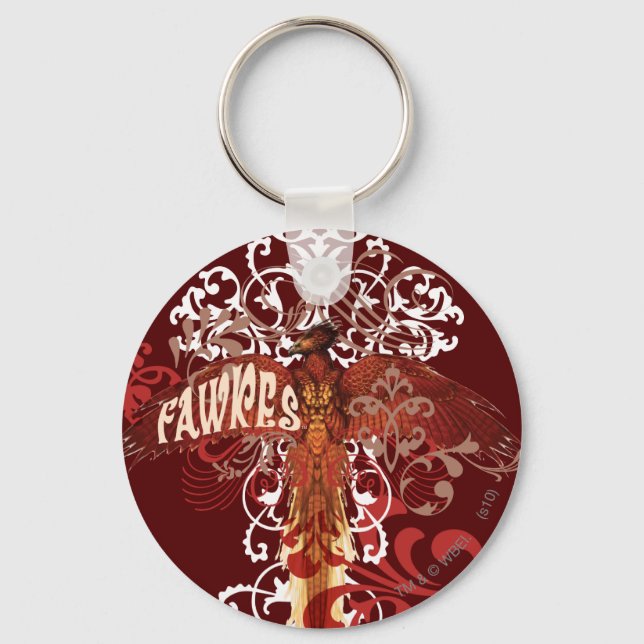 Llavero Fawkes Extiende sus Alas (Anverso)