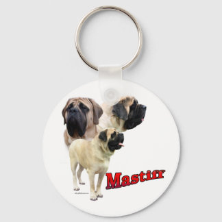 Llavero Fawn Mastiff trío Keychain