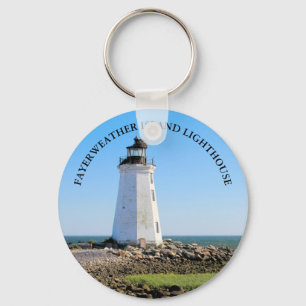Llavero Fayerweather Island Lighthouse Connecticut Keyring