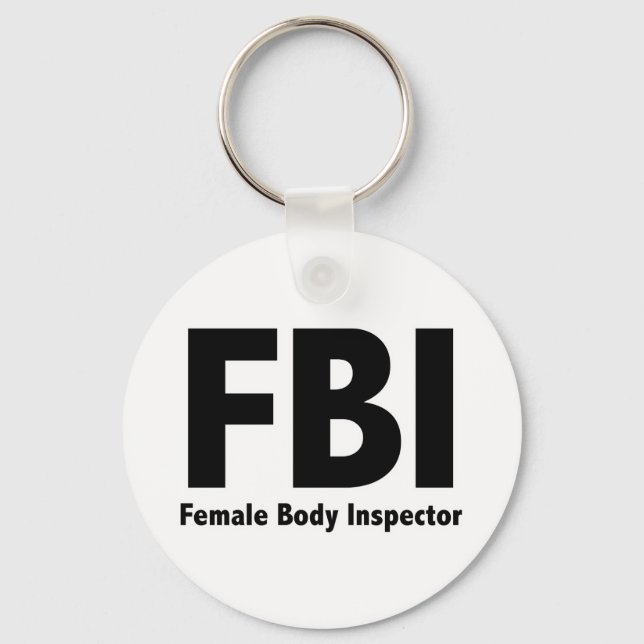 Llavero FBI Sr. Funny Rude Humor (Anverso)