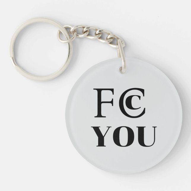 Llavero FCC YOU Keychain (Frente)
