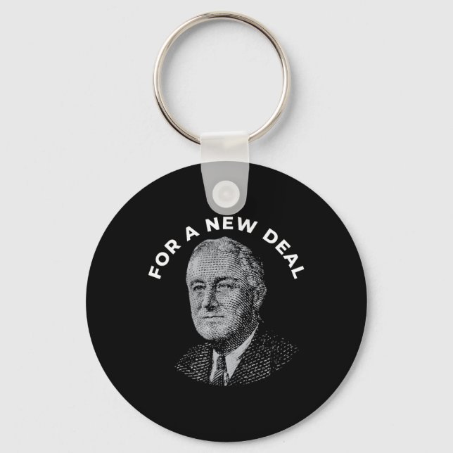 Llavero Fdr President Franklin Roosevelt New  (Anverso)