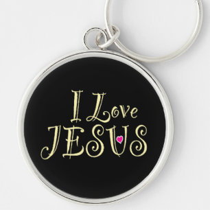 Llavero Fe cristiana 'Amo a Jesús' 