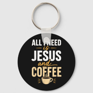 Llavero Fe cristiana Jesús Café Mañana Oración