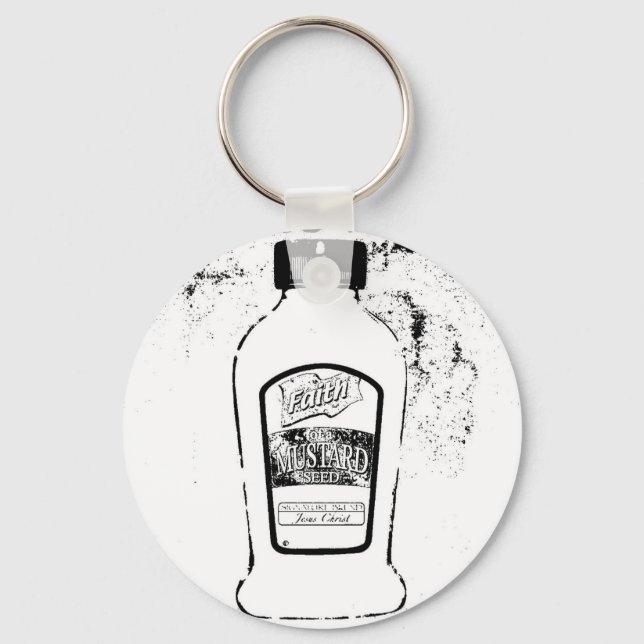 Llavero Fe de una semilla de mostaza (Anverso)