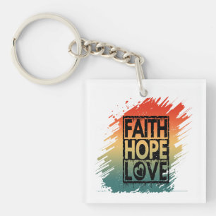 LLAVERO FE ESPERANZA AMOR VERSO INSPIRACIONAL MOTIVADOR