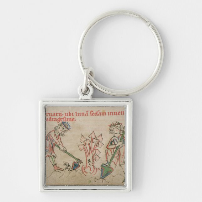 Llavero Febrero: azada (Frente)