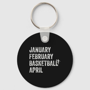 Llavero Febrero Febrero Baloncesto Abril Fun Baloncesto T