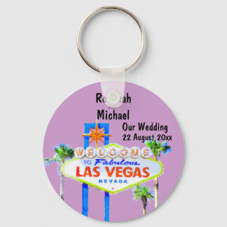 Llavero Fecha Boda de Las Vegas