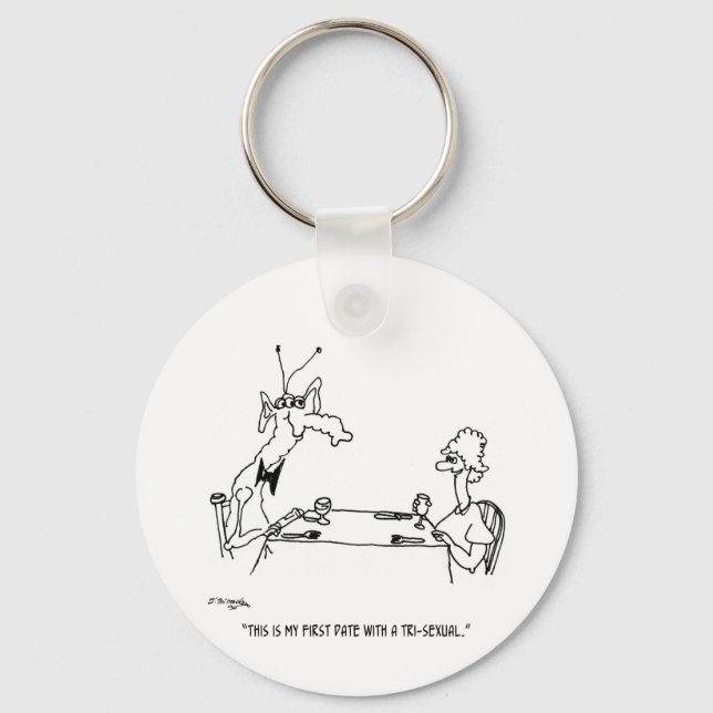 Llavero Fecha con un Tri-Sexual (Anverso)