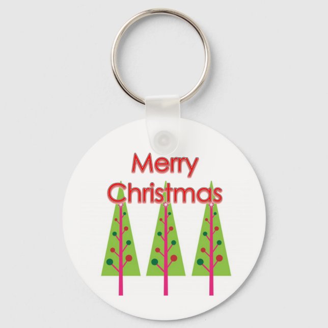 Llavero Felices Árboles de Navidad (Anverso)