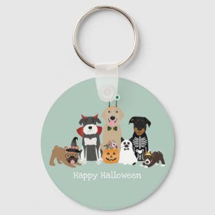 Llavero Felices disfraces Mascotas de Halloween