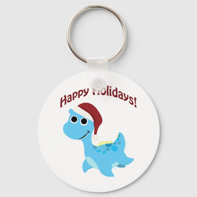 Llavero ¡Felices Fiestas! Cute Nessie (Anverso)