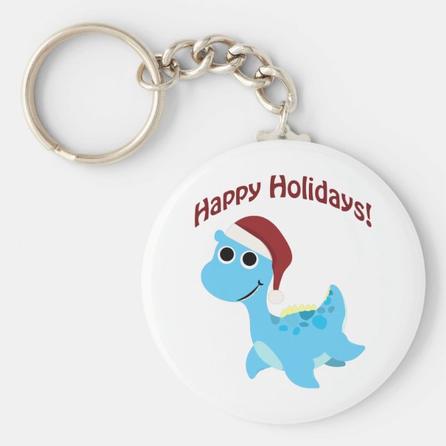 Llavero ¡Felices Fiestas! Cute Nessie (Frente)