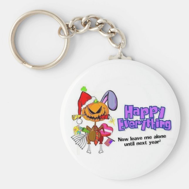 Llavero Felices fiestas - Feliz de todo - Feliz de todo (Frente)