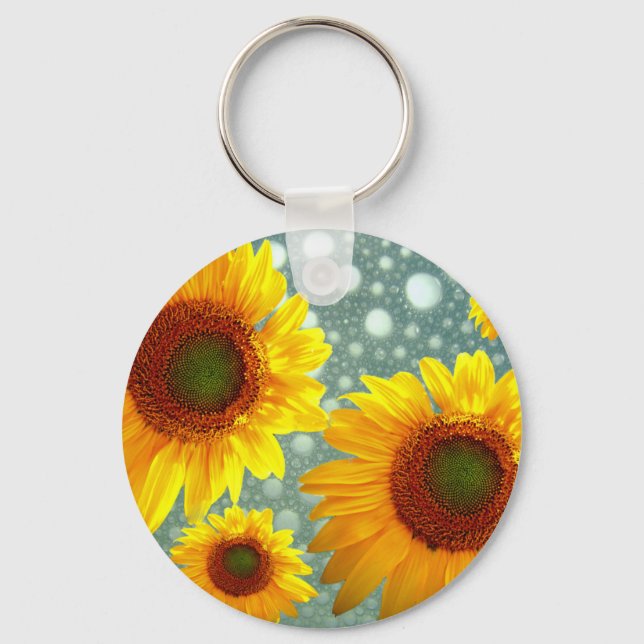 Llavero Felices girasoles (Anverso)