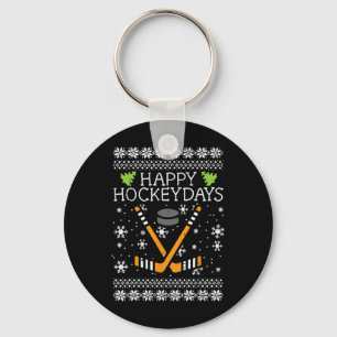 Llavero Felices Hockeydays Navidades feos Xmas Hombres de