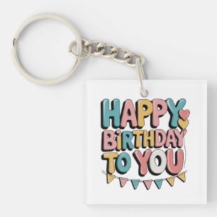 Llavero Felicidades burbujeantes