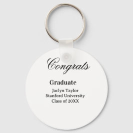 Llavero Felicidades graduación nombre universidad nombre p