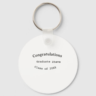 Llavero Felicidades graduado nombre promoción de 20XX tipo