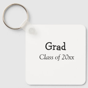 Llavero Felicidades por graduación clase de 20xx agregar n