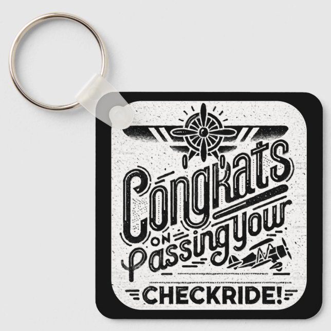 Llavero ¡Felicidades por pasar tu chequera! (Anverso)