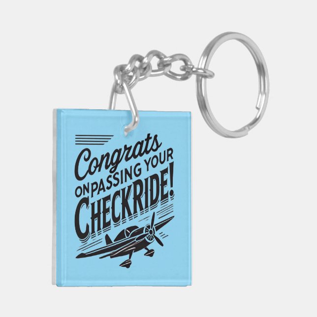 Llavero ¡Felicidades por pasar tu chequera! (Izquierda Bajo)