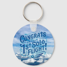 Llavero Felicidades por tu primer vuelo solo