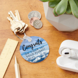 Llavero Felicidades por tu primera cadena de teclas de bot