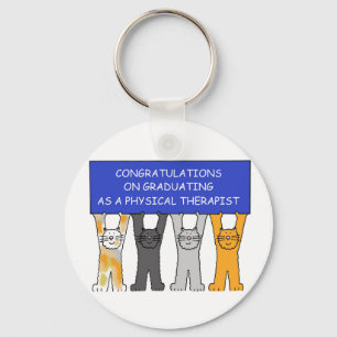 Llavero Felicitaciones a graduados de terapeutas físicos