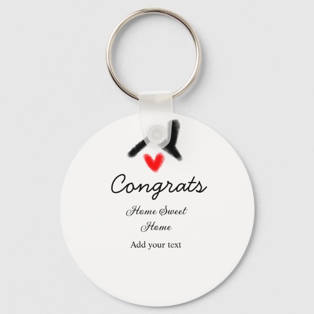 Llavero Felicitaciones a la inauguración de nuevos inmuebl (Anverso)