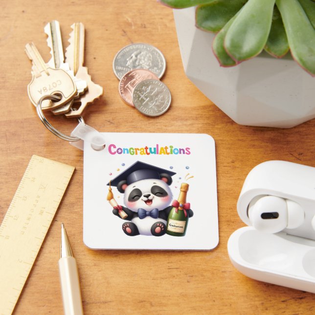 Llavero Felicitaciones a Panda Graduation (Escritorio )
