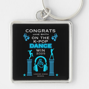 Llavero Felicitaciones al ganador de la competencia de dan