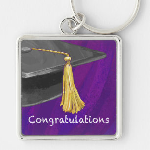 Llavero Felicitaciones Black and Purple
