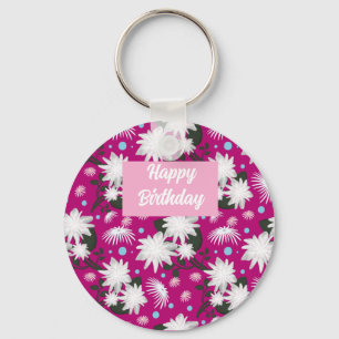 Llavero Felicitaciones de cumpleaños personalizadas y pers