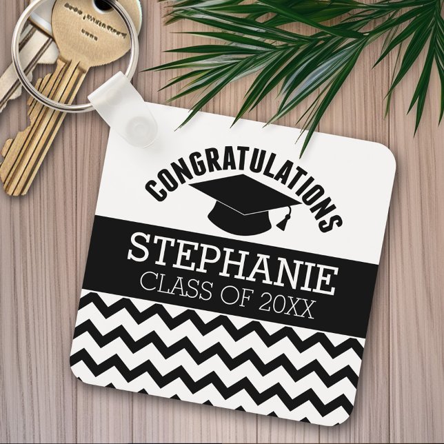 Llavero Felicitaciones Graduado - Graduación Personalizada (Personalized keychain - Congratulations Graduate)