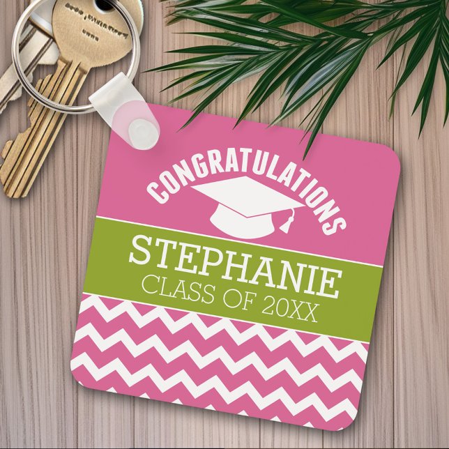 Llavero Felicitaciones Graduado - Graduación Personalizada (Personalized keychain - Congratulations Graduate)