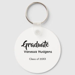 Llavero Felicitaciones graduado nombre fecha año clase uni