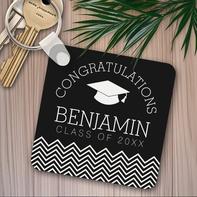Llavero Felicitaciones Graduado PUEDE EDITAR COLOR (Personalized keychain - Congratulations Graduate)