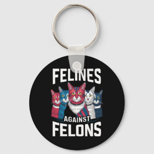 Llavero Felinos Contra Delincuentes