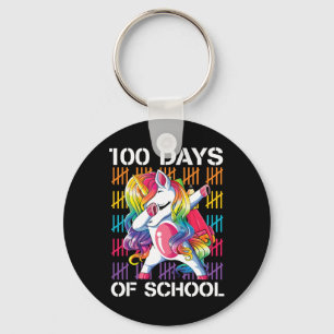 Llavero Feliz 100º Día De Maestros De Escuela 100 Días Uni