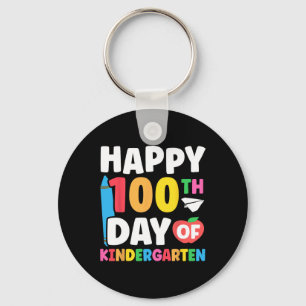 Llavero Feliz 100.º día de jardín de infancia niños 100 dí