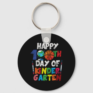 Llavero Feliz 100° Día De Kinder Garten, 100 Días De