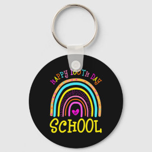 Llavero Feliz 100° Día de la Escuela 100 días a Chicas más