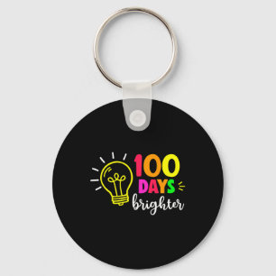 Llavero Feliz 100° Día de la Escuela 100 días a Chicas más