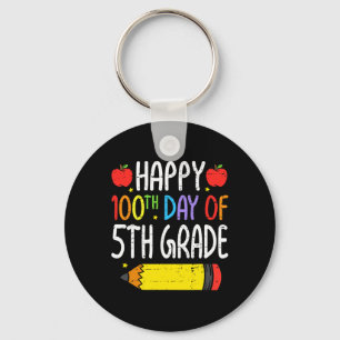 Llavero Feliz 100° Día de los Estudiantes de Quinto Grado