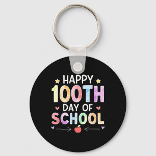 Llavero Feliz 100° Día De Maestros Niños 100