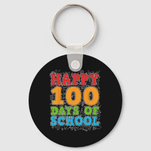 Llavero Feliz 100° Día del Maestro Escolar Niños Estudiant